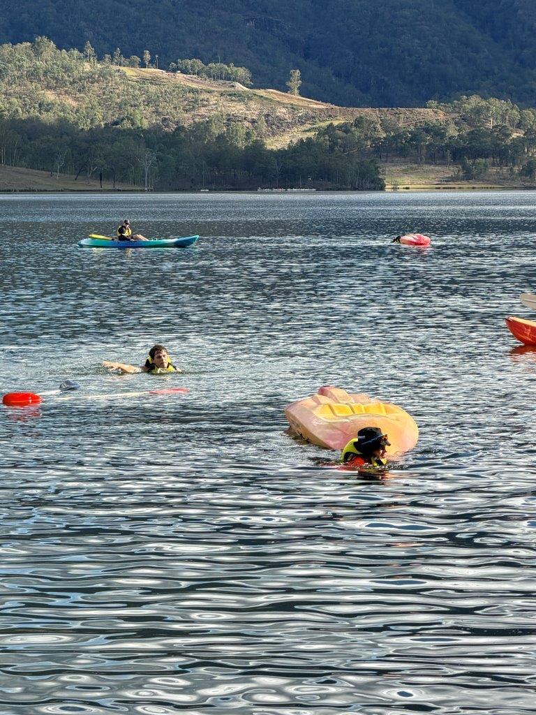 Students learning about surf safety at Coolangatta