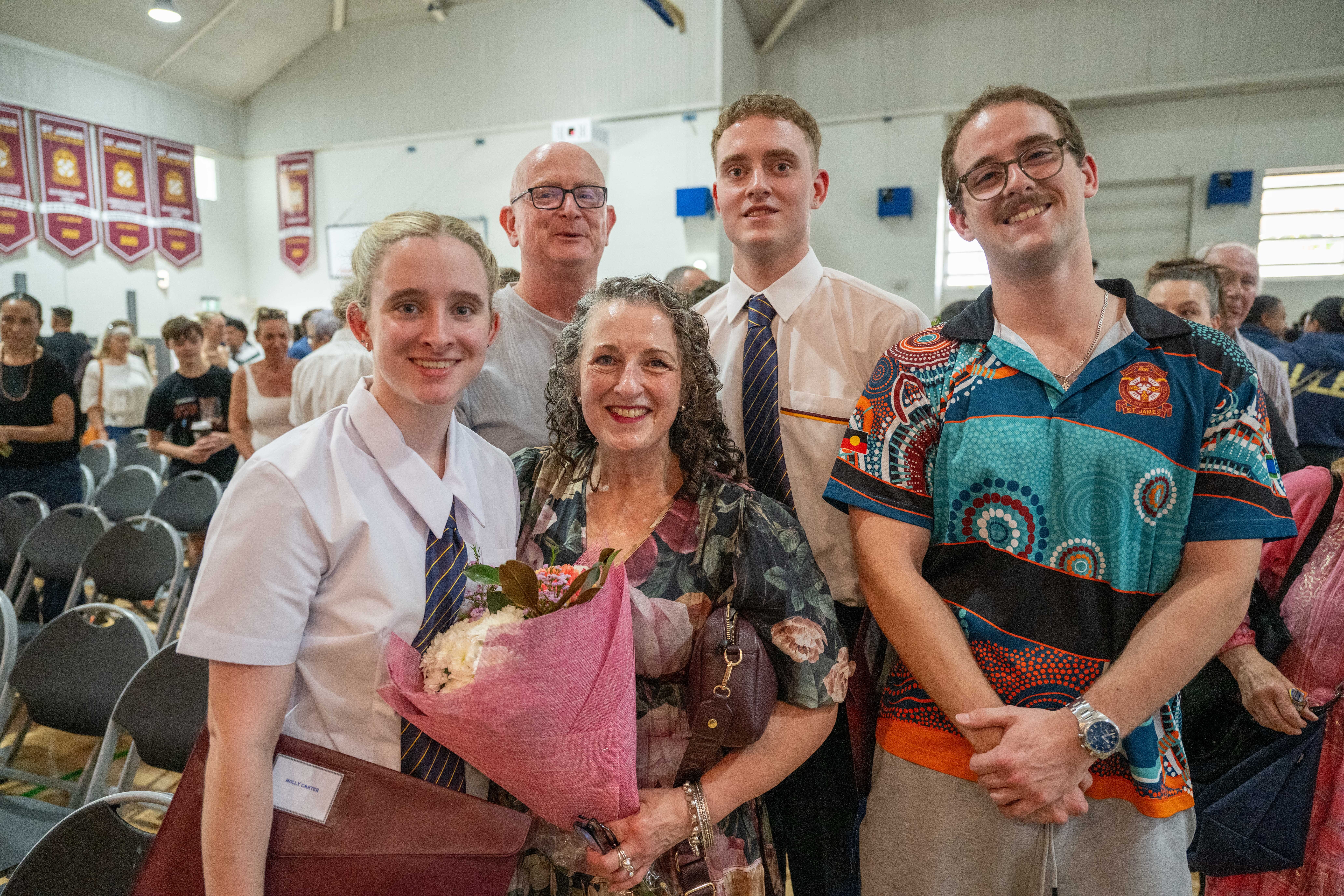 Principal Andrée Rice engaging with the community