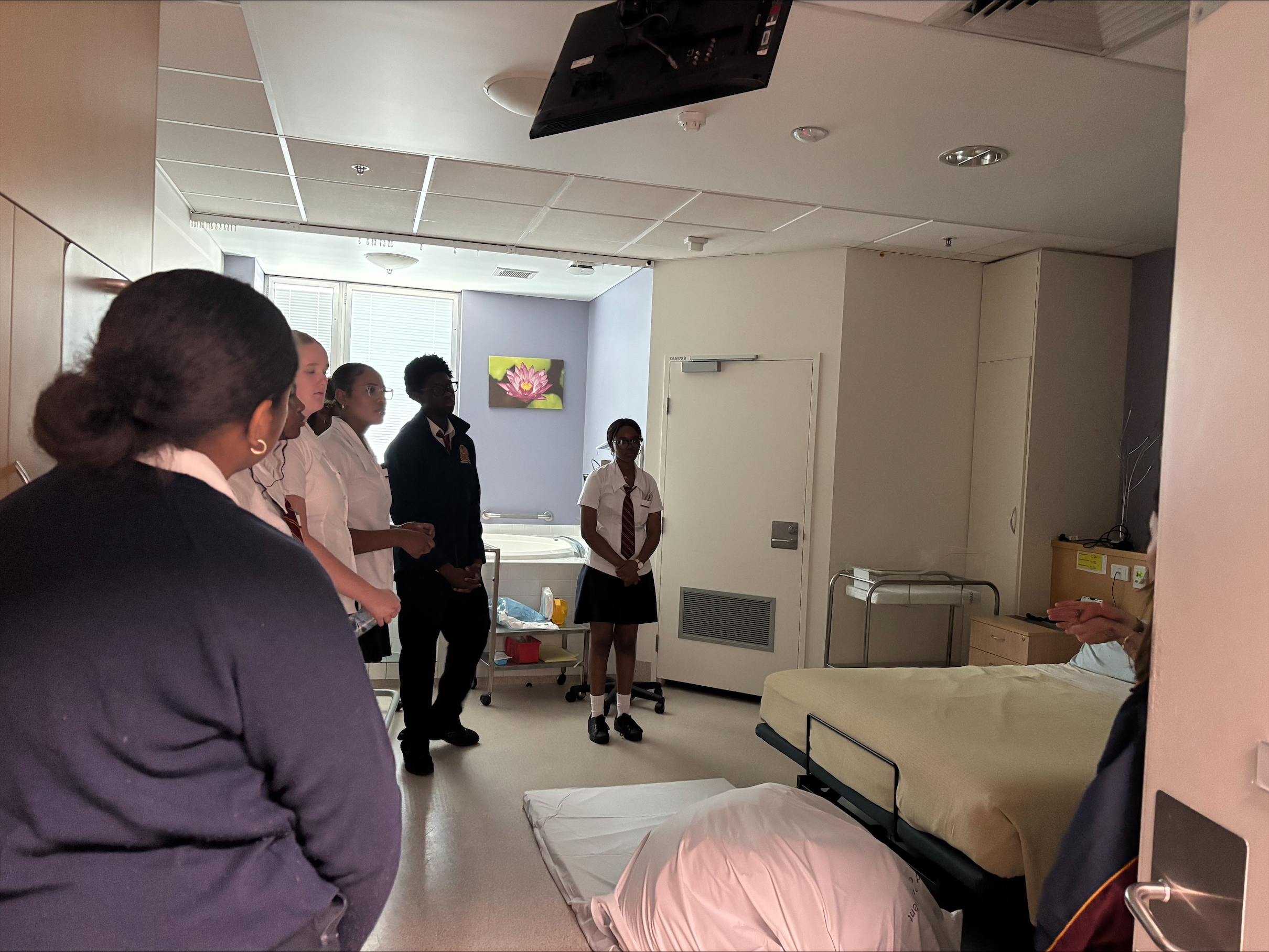 Students gaining insight into hospital administration careers