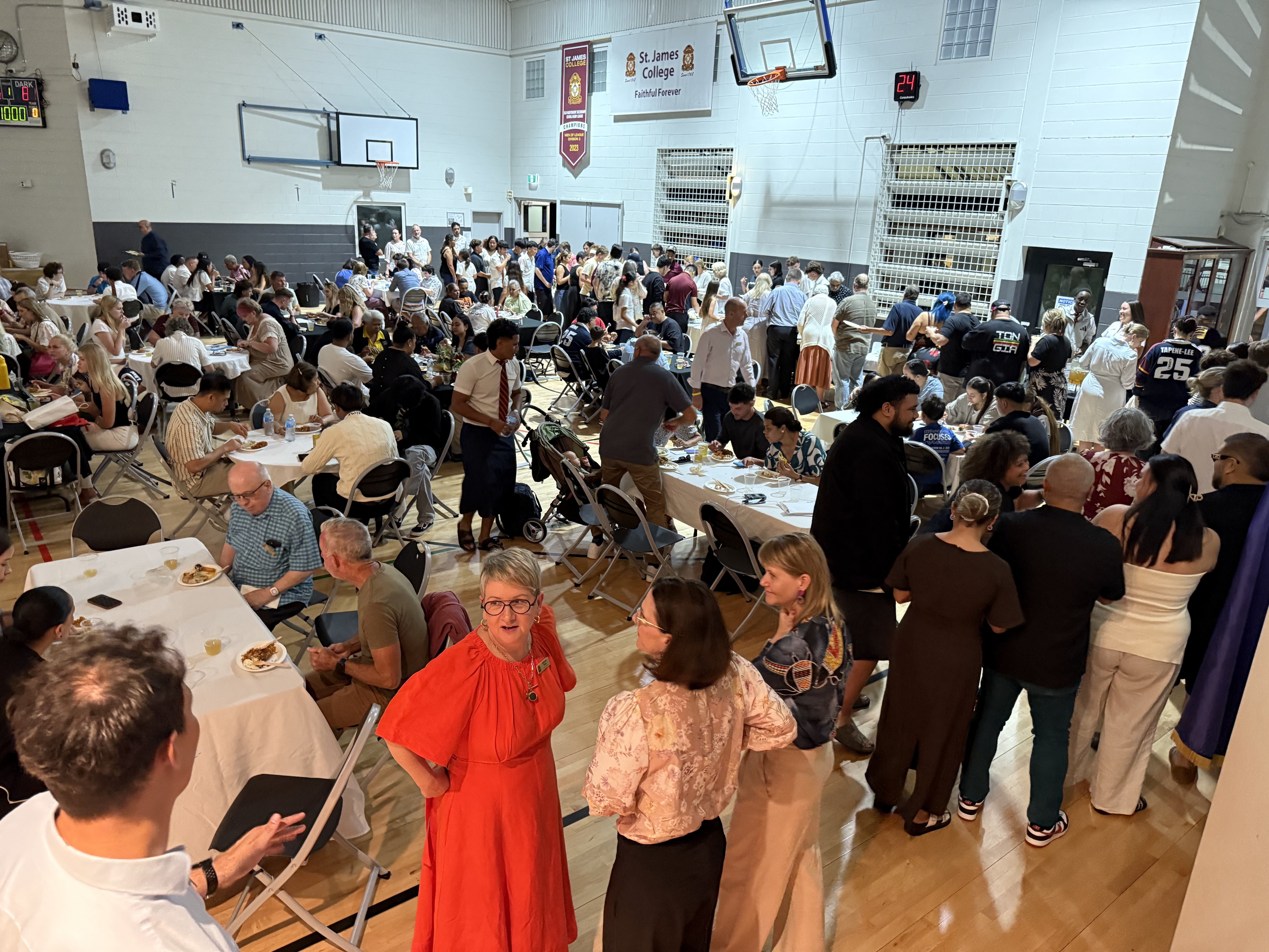 Year 12 students at their Gratitude Graduation Dinner