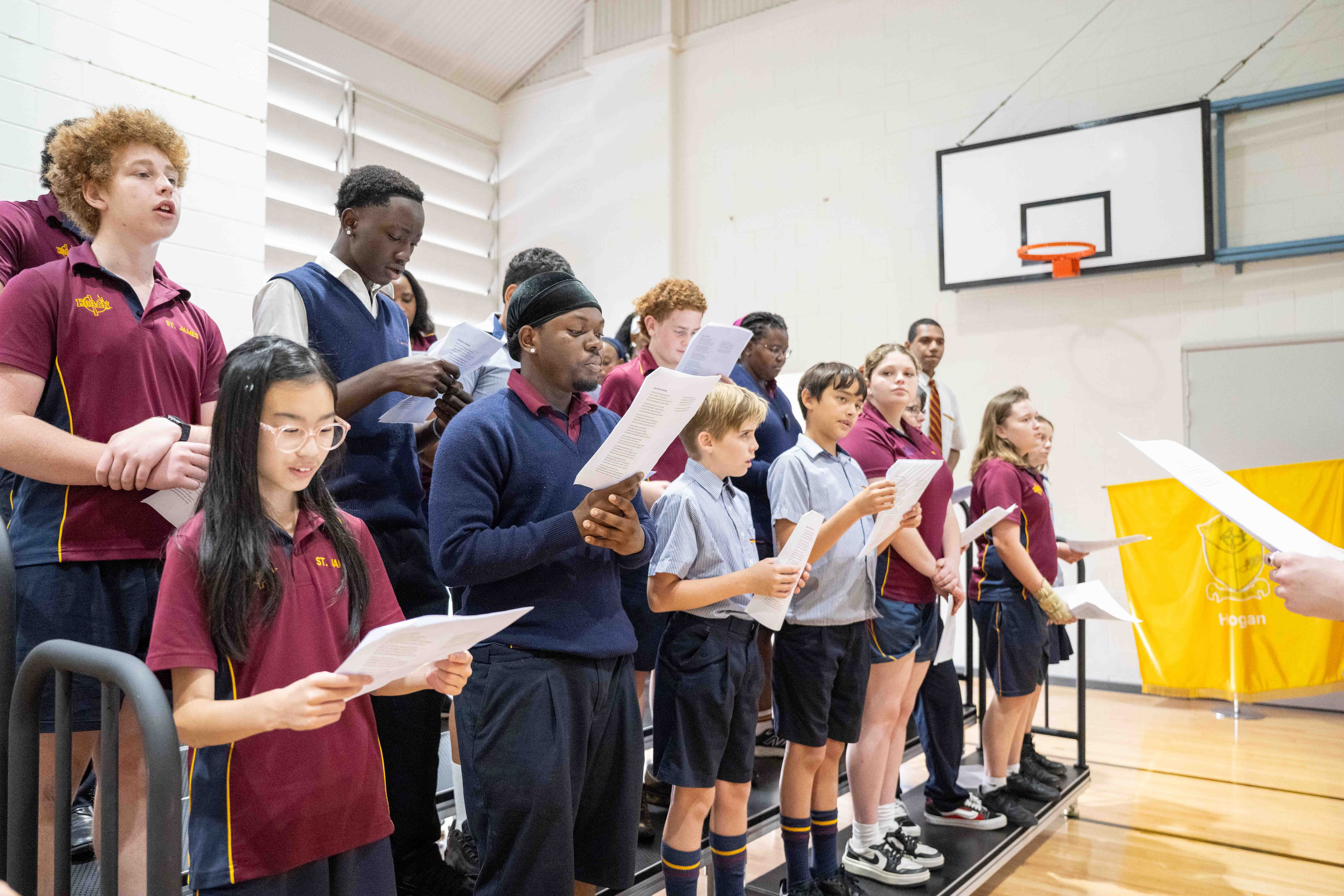 Families celebrating the Rite of Passage milestone