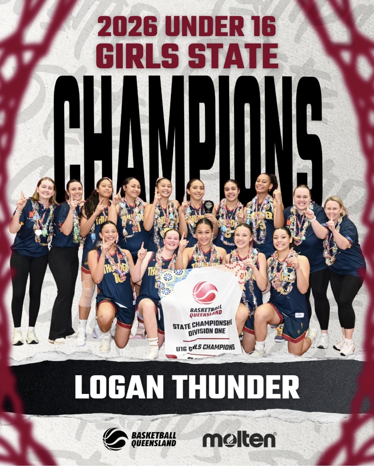 U16 Girls State Basketball Champions