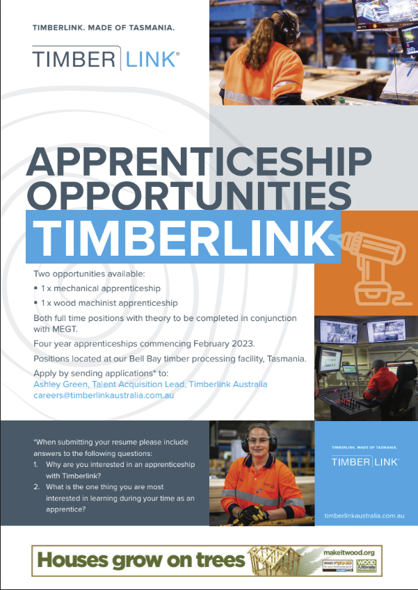 Timberlink Apprenticeship Opportunities Timberlink Apprenticeship Opportunities