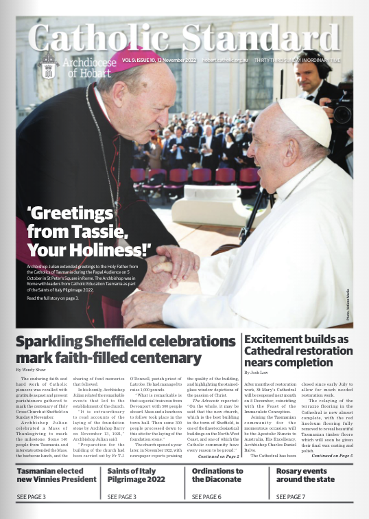 Cathloic Standard – Issue 9, 13 November 2022 Cathloic Standard – Issue 9, 13 November 2022