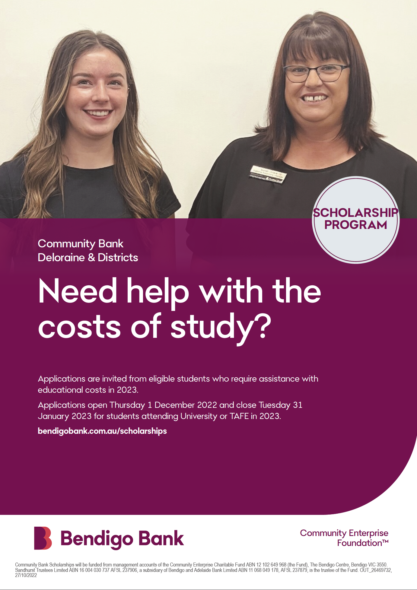 Meander Valley Scholarship Meander Valley Scholarship