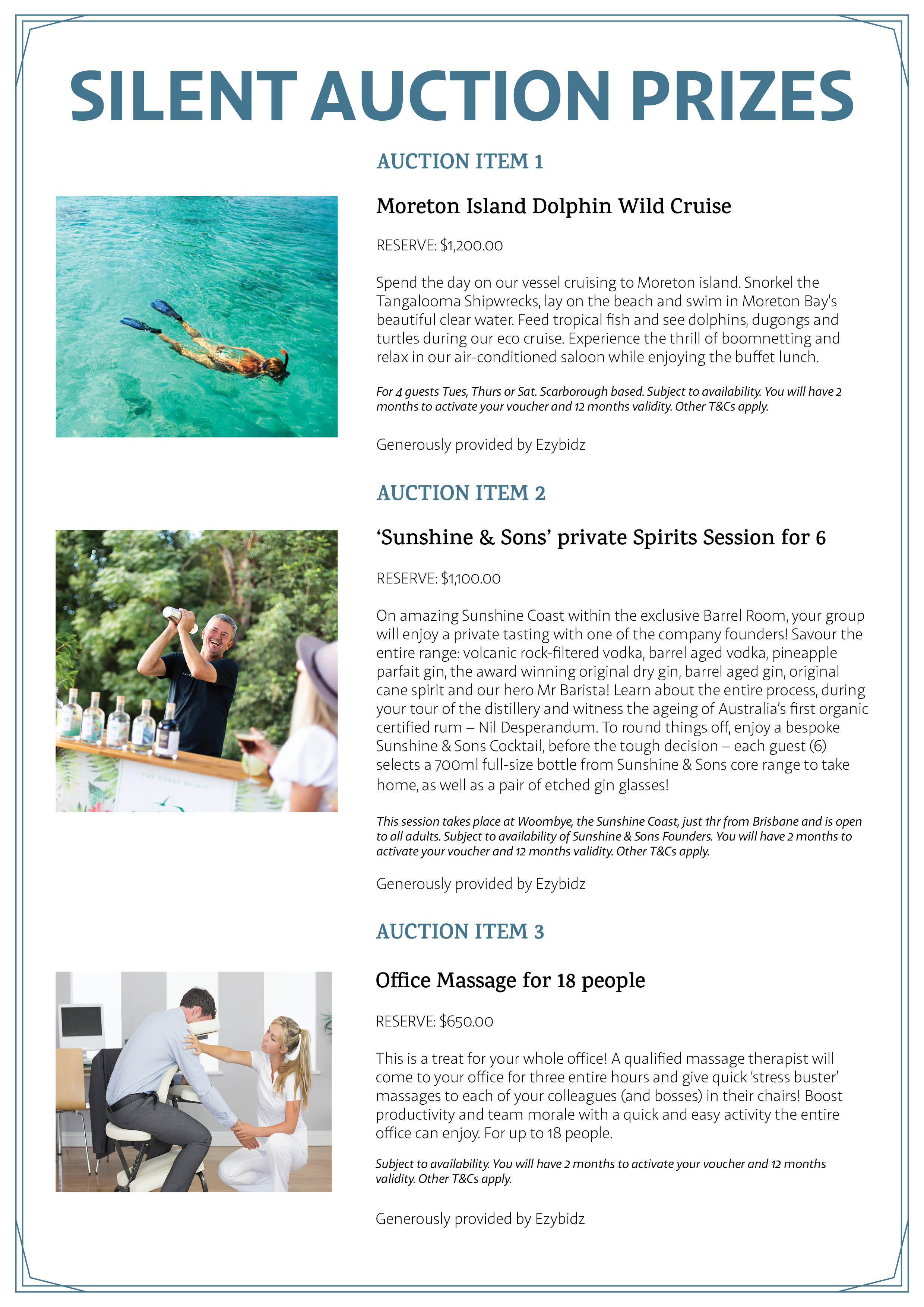 Ladies Lunch: Raffle Items | St Peters Lutheran College Website