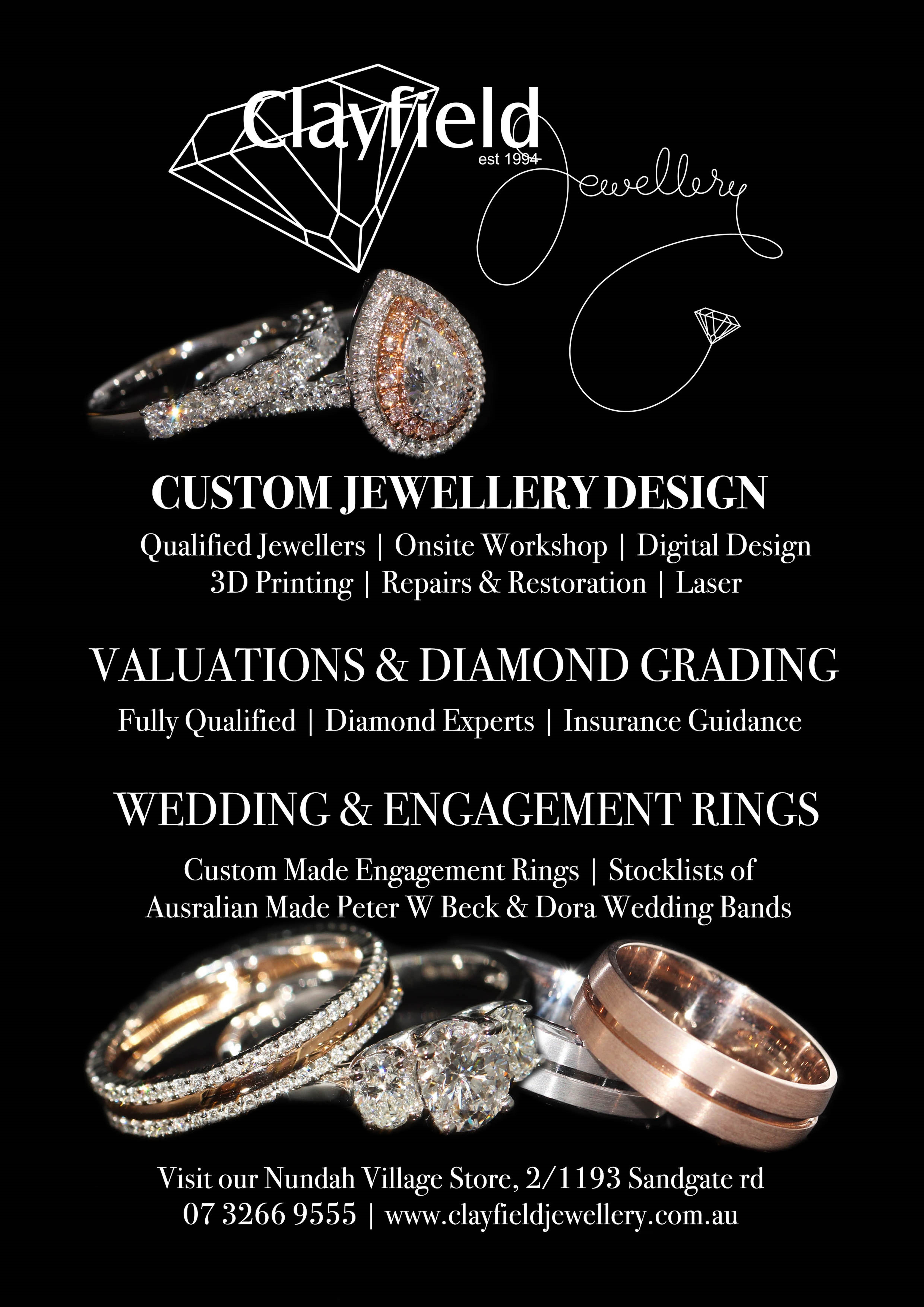 $3,000 Clayfield Jewellery Voucher donated by Clayfield Jewellery - Image 1