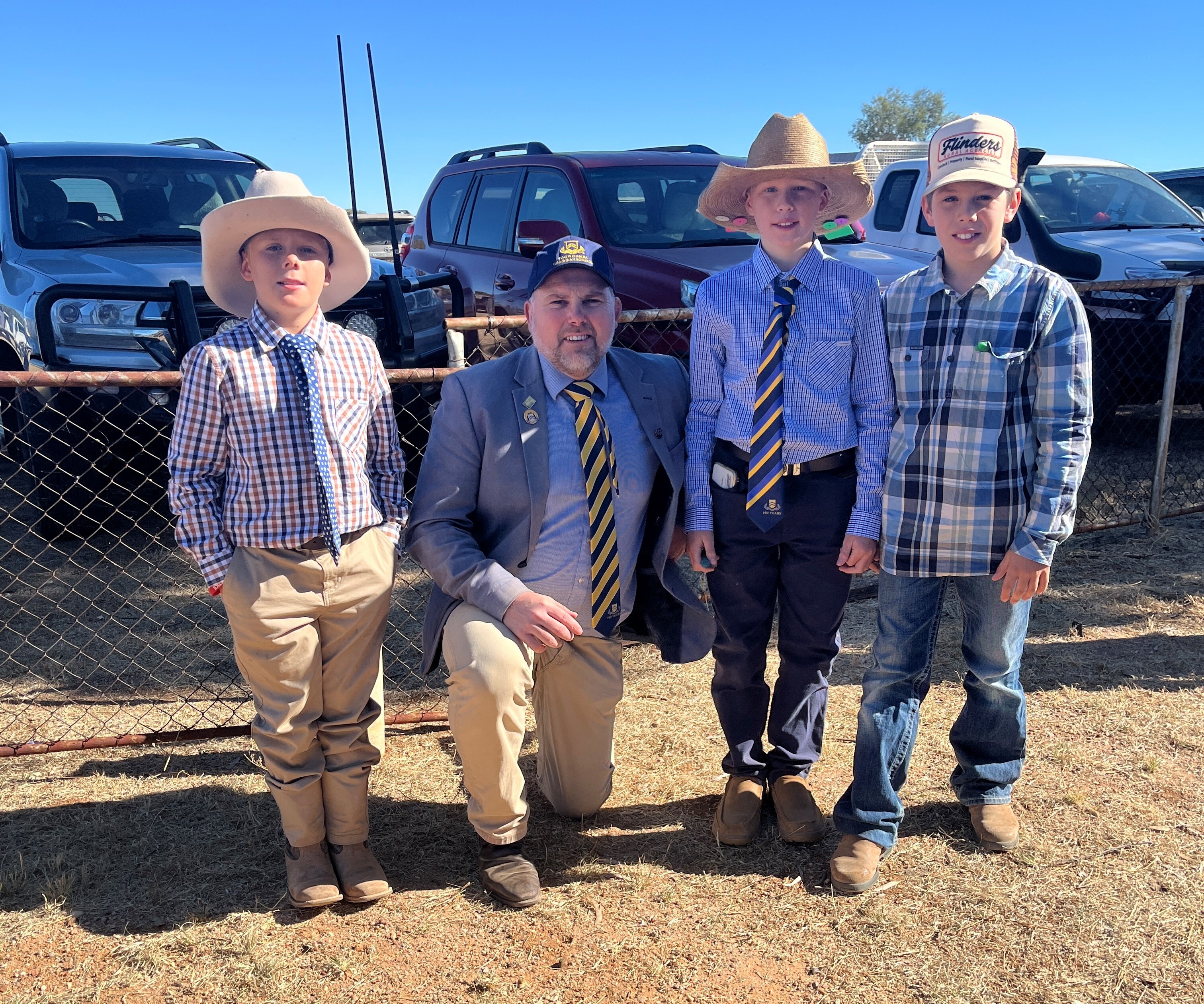 Meeting future TGS Boarders at Muttaburra Stock Show