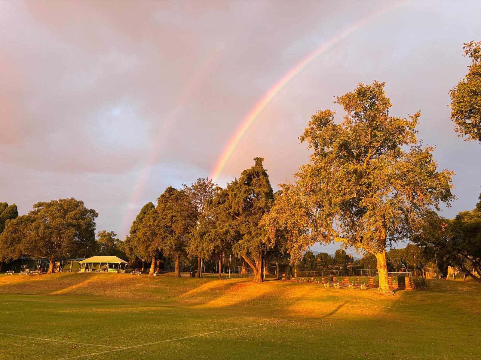 Rainbow over TGS